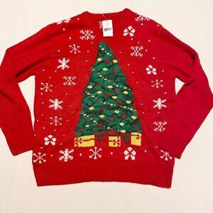 Jem Holiday Sweater Christmas Tree Womens Size XL